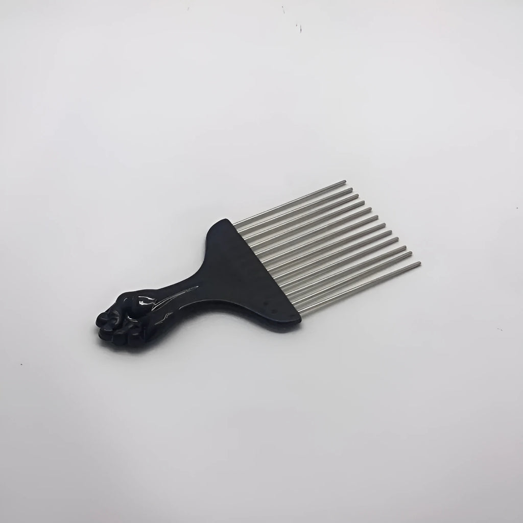 Male creative portable household steel needle comb plastic body over 20cm length