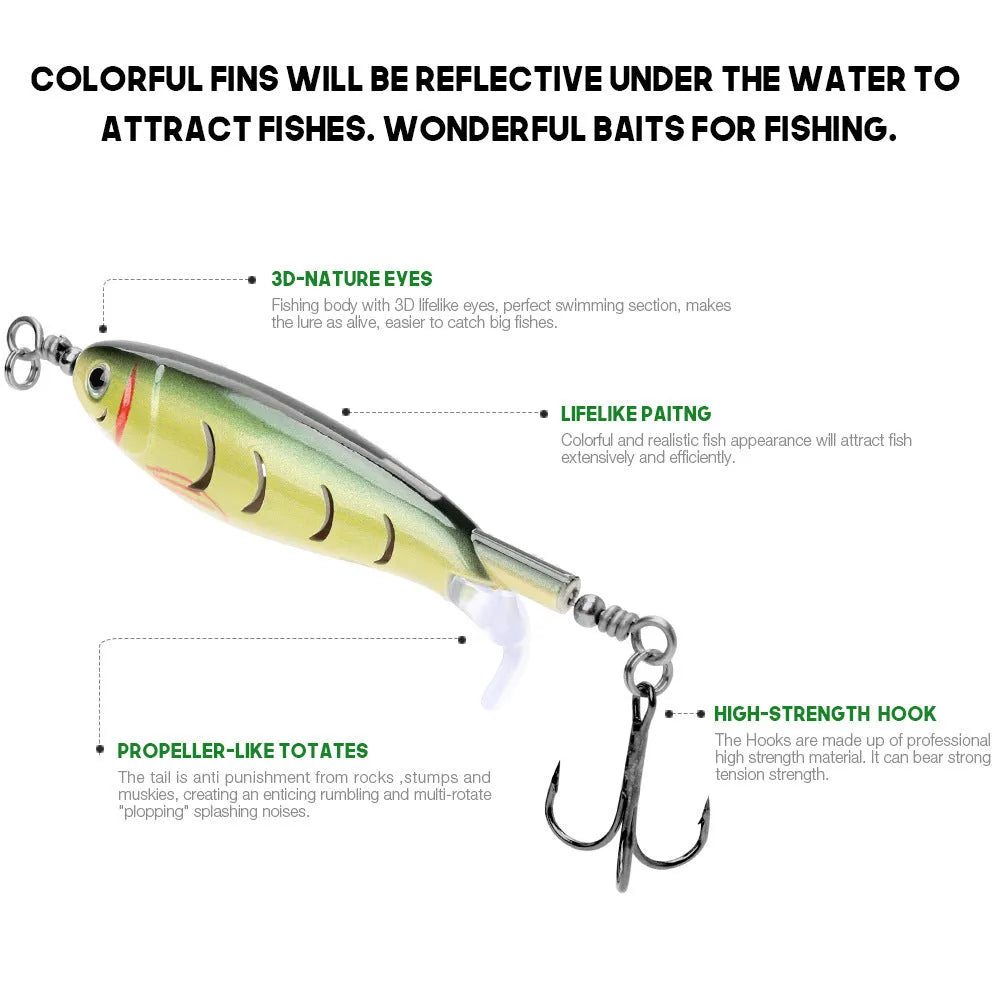 7.5cm long soft plastic road fishing lure on a hook with multiple colour and style options available.
