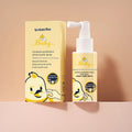 Children's probiotic oral spray bottle in strawberry and orange flavours for teeth cleaning