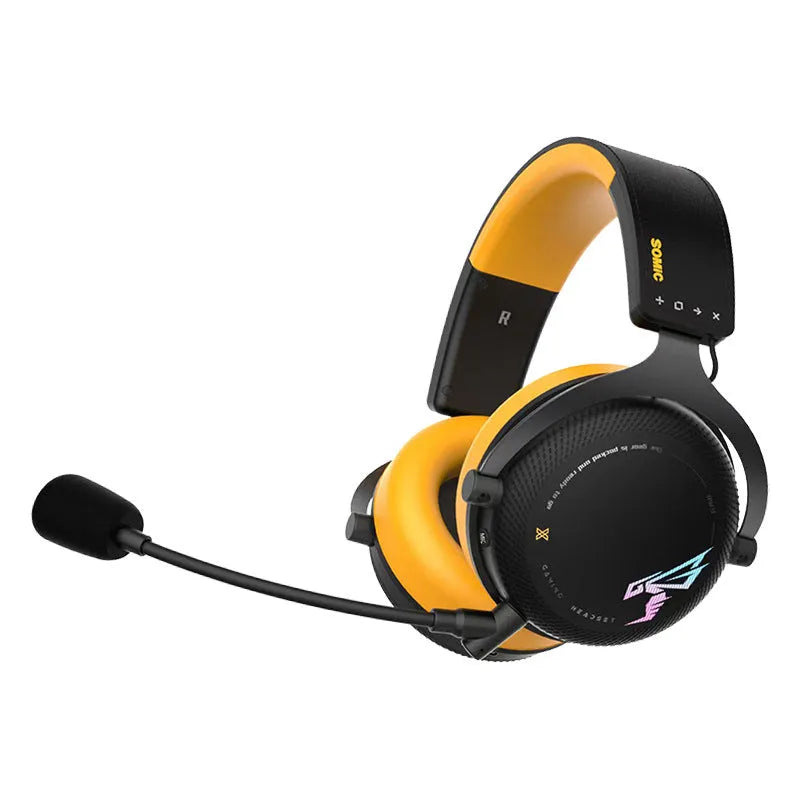 G760 head-mounted headphones with microphone, 50mm moving coil drivers, wired USB or wireless three-template version