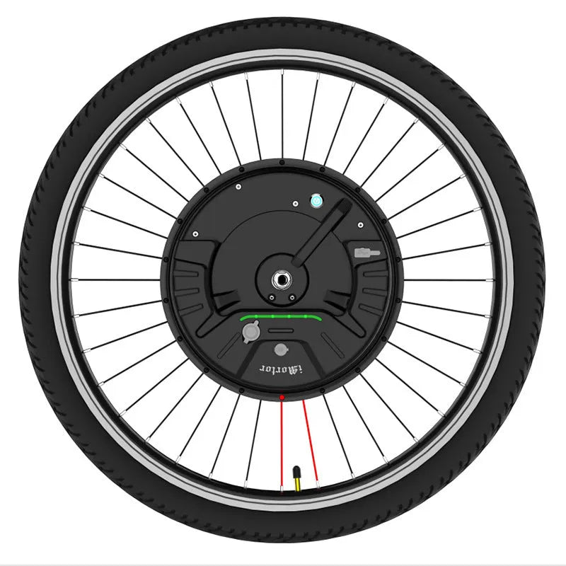 Imotor 3.0 black alloy hub motor wheel for electric bicycle conversion