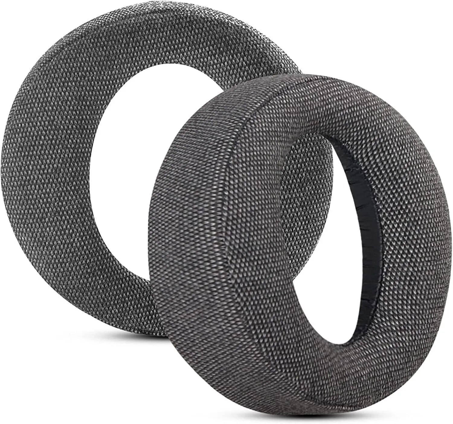 Set of black flannel cotton earphone sleeves for Sony PS5 Pulse 3D headphones