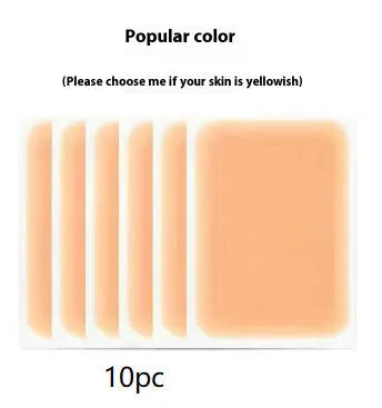 Tattoo cover patch for birthmark and tattoo concealment in six skin tone colours