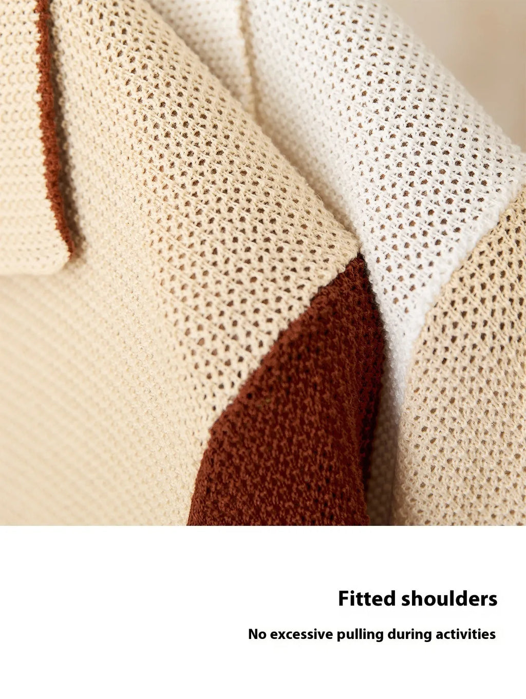 Beige short-sleeved women's cardigan with a lapel collar, made from a thin linen and cotton blend fabric.