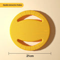 EVA dog training toy range with chew rope, frisbee, pull ring, and solid ball in 7cm or 9cm
