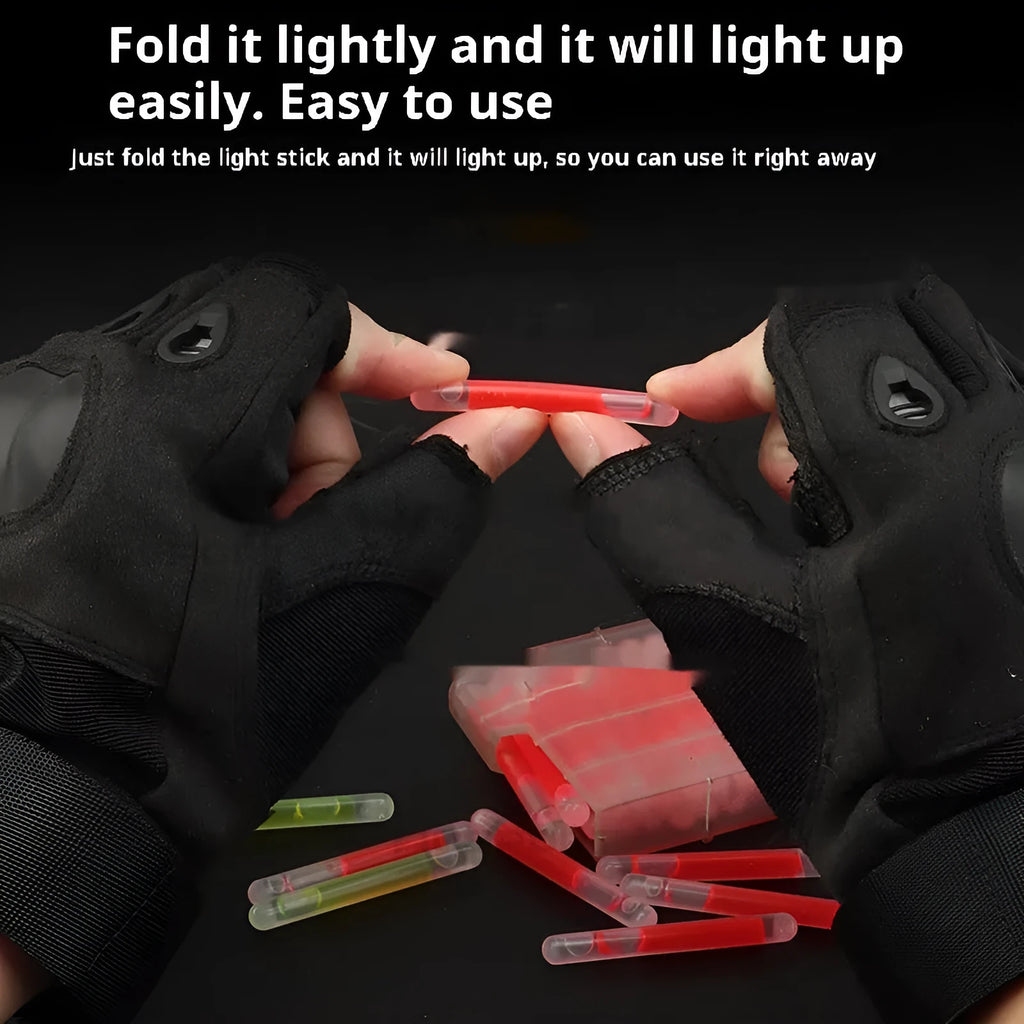 Tactical mark light stick 30-pack outdoor fixed point navigation plastic green red mixed colours