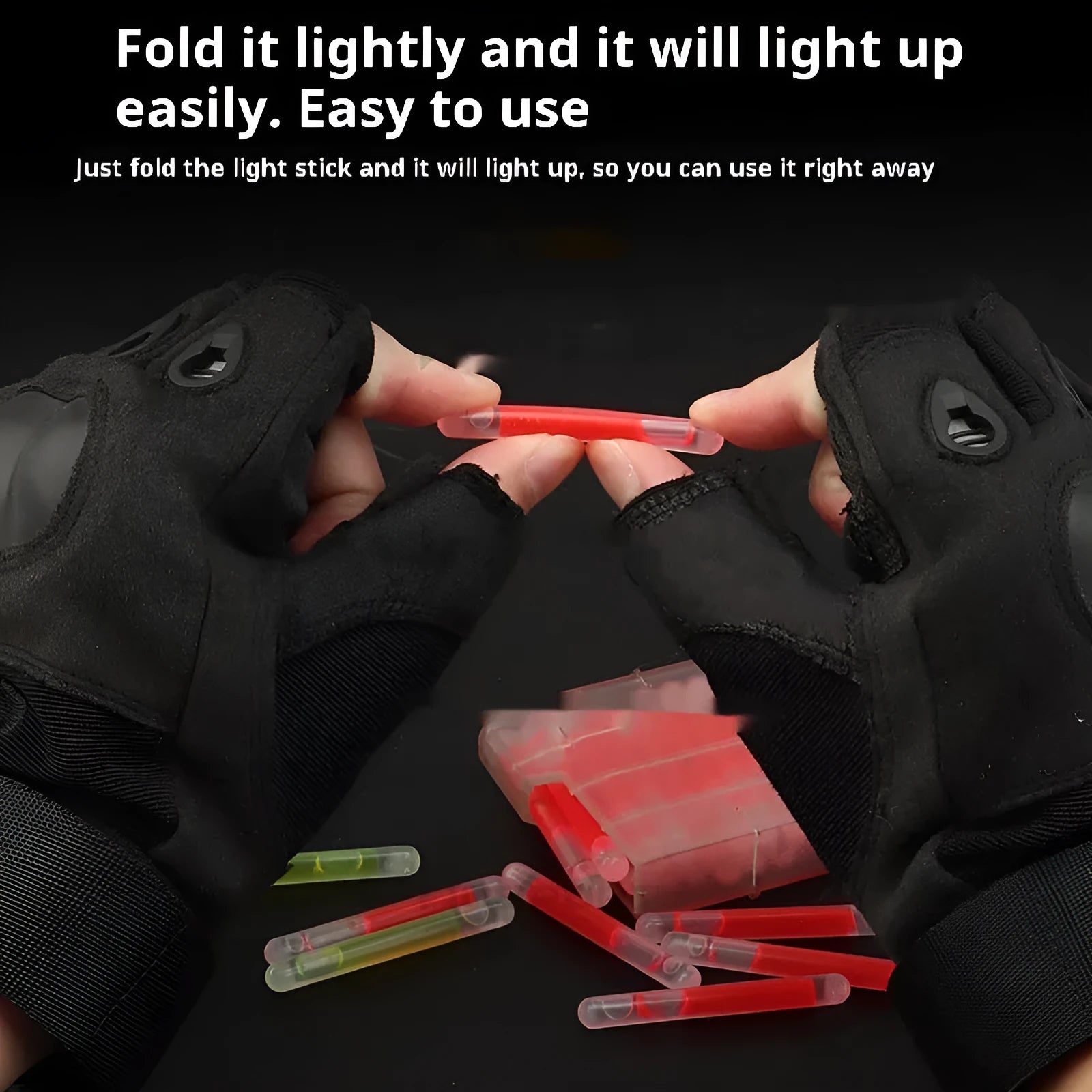 Tactical mark light stick 30-pack outdoor fixed point navigation plastic green red mixed colours