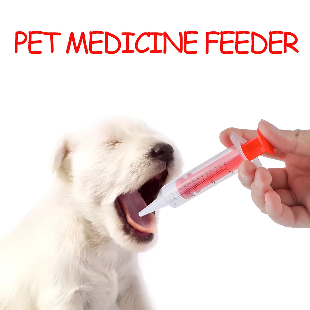 Two silicone gel pet pill shooter guns with soft tips for cats and dogs