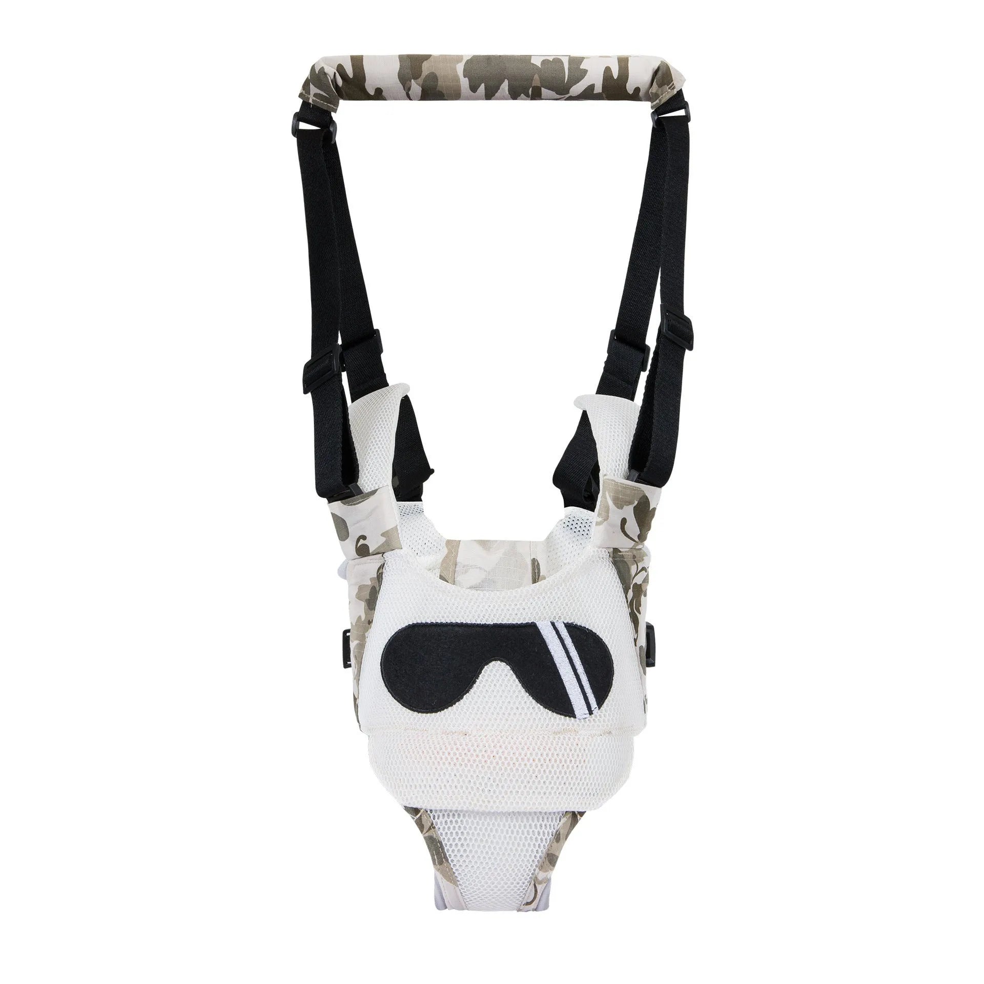 Baby walking harness belt in cotton with multi-functional lift and pull design for toddler safety