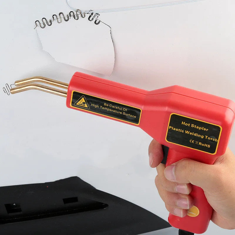 Plastic repair welding gun with LED light for car bumper repairs on 220V power