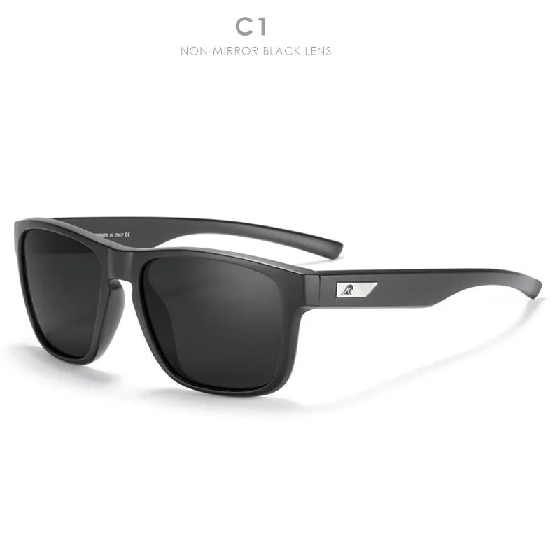 Men's polarised sunglasses with TAC lenses and PC frame in universal fit style