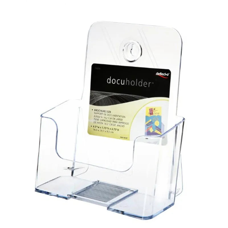 A6 single-layer acrylic desktop document rack for business cards, imported PS material, 9.69x5cm