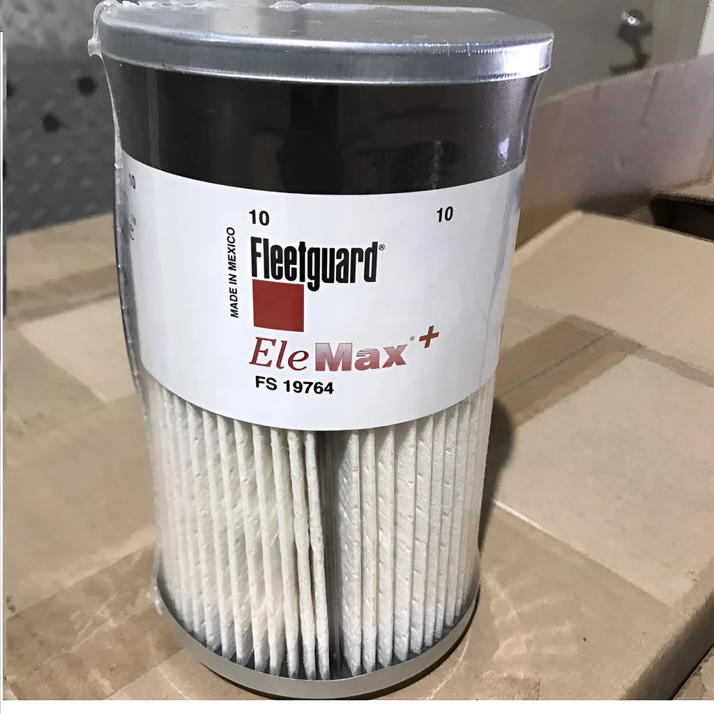 FS19764 diesel fuel filter with paper element, 106.93mm diameter, for generator sets.