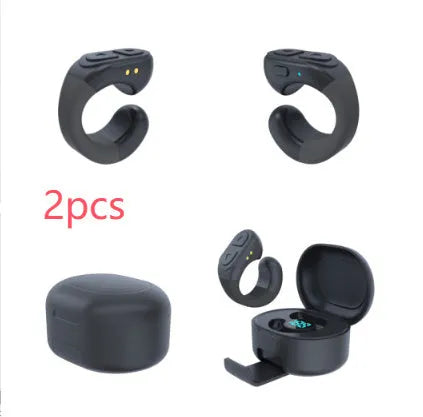TP-1 Bluetooth remote control in black with charging case, 10 metre range, 50-60 hour battery