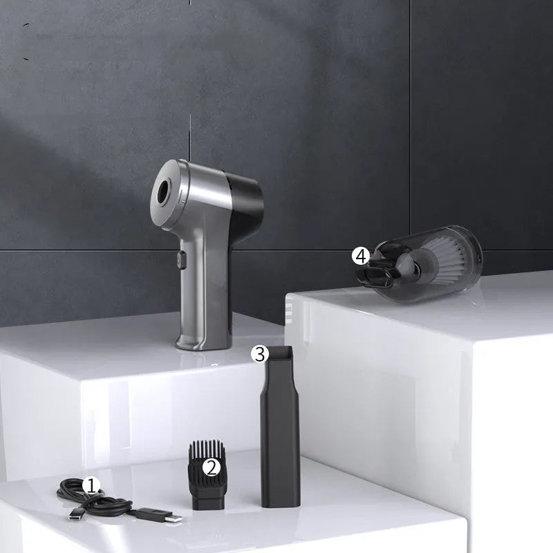 Brushless handheld vacuum cleaner with 12000Pa suction for car and home use
