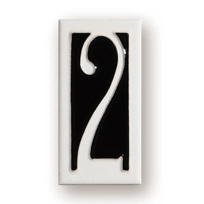 Handmade retro enamel art ceramic doorplate showing design options on a 76x152mm plate.