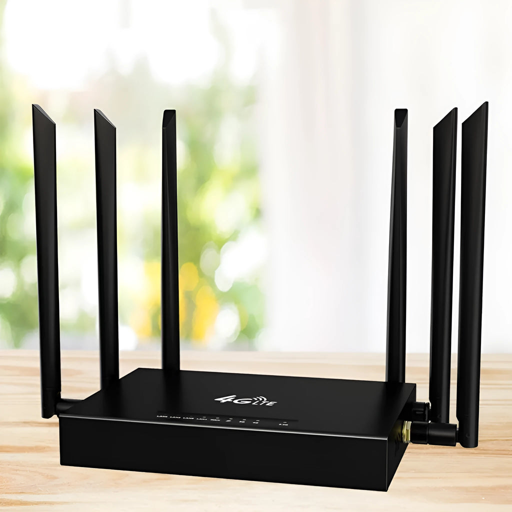 ED128 industrial iron box removable 4G/3G router showing compact design and antenna options