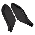 Harley motorcycle black and transparent ABS side wing head covers for Touring models