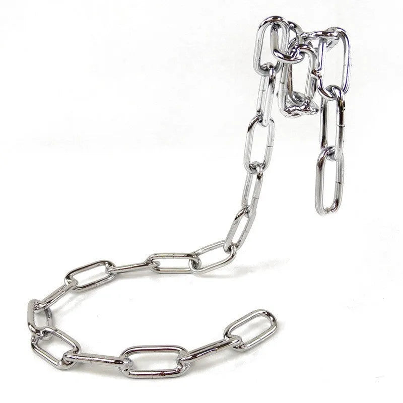 Iron chain wine rack bracket in electroplated finish dimensions 20x14x21cm