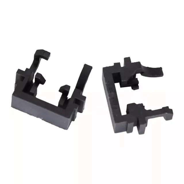 Black plastic Ford LED headlight adapter for H1 halogen to LED conversion measuring 30.7x10x26mm