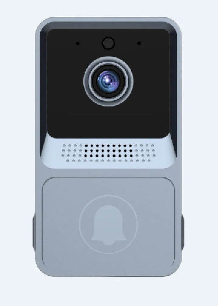 Z20 smart wireless doorbell black and gray with 480P camera, 100° lens, night vision and WiFi video intercom.