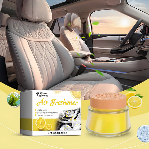 Lemon flavoured solid car balm in viscose ointment format, 60g, 6.4x5cm size