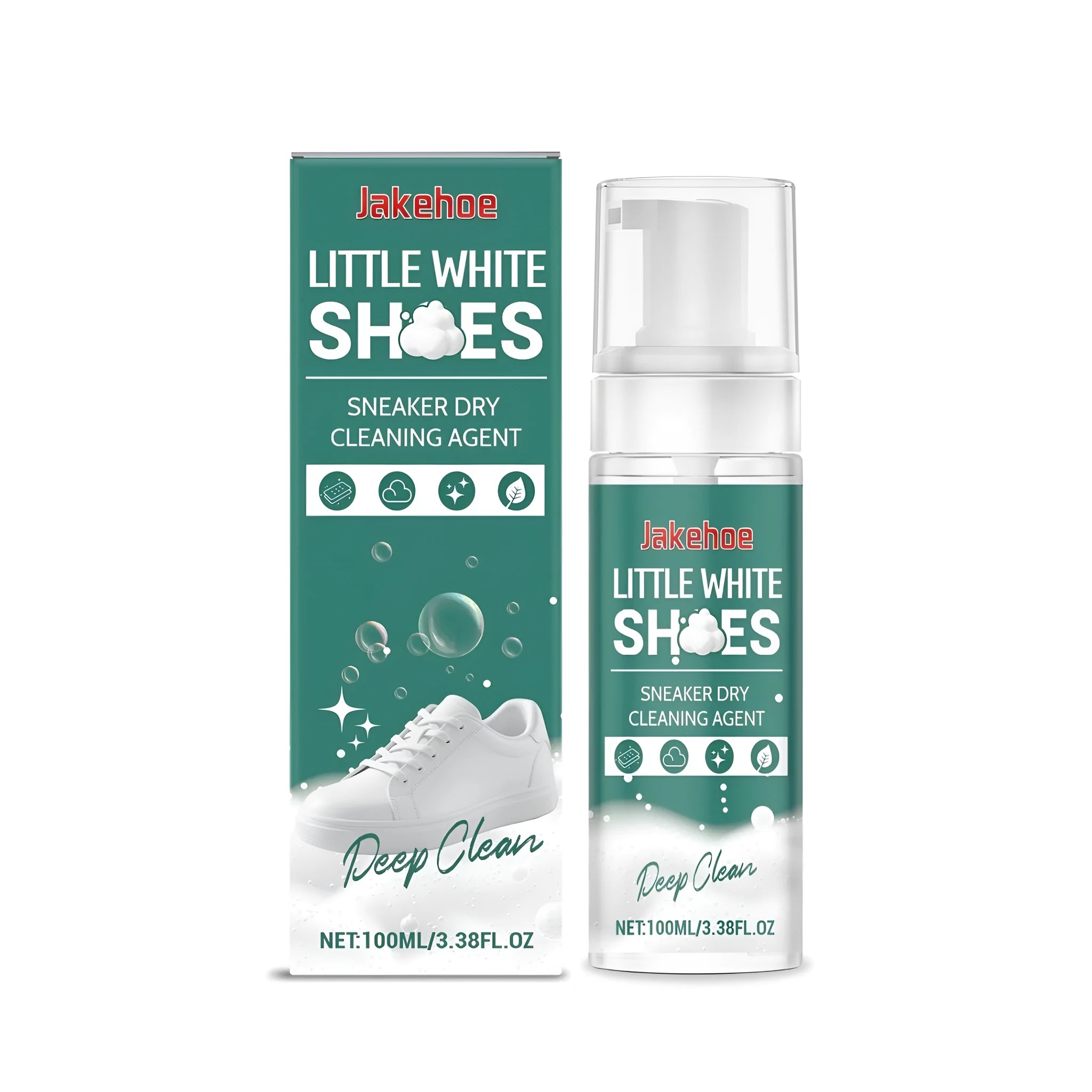 Sneaker dry cleaning agent foam cleaner 100ml bottle water-based shoe care product
