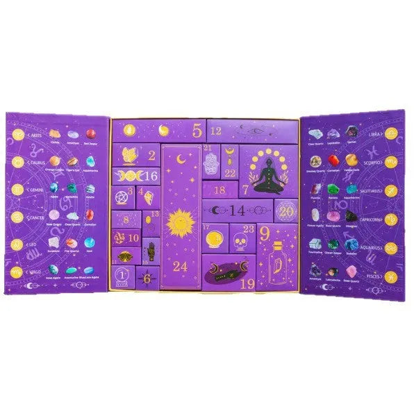 Large Halloween gift box paper countdown container for presents and decorations