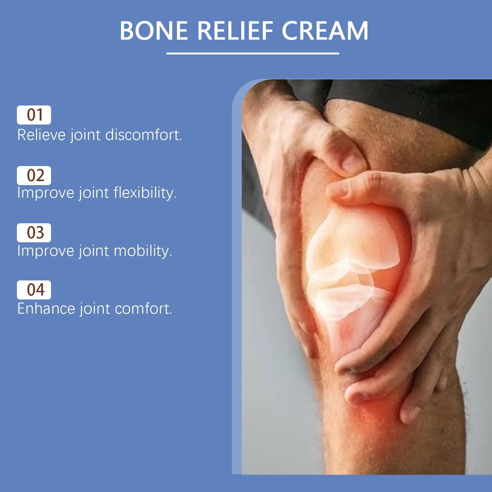 100g tube of joint relief cream with mint leaf and cumin seed oil
