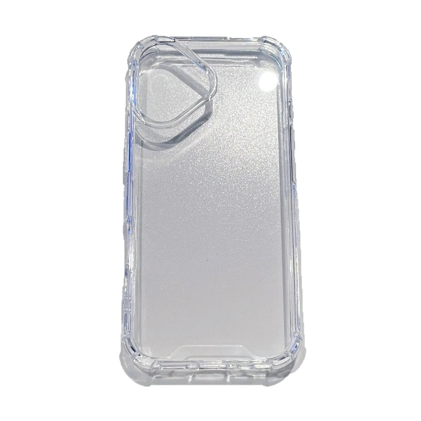 Transparent drop-resistant phone case for iPhone 11 to 17 series with airbag protection