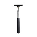 Rearview mirror wiper, telescopic 22cm to 98cm, ABS and stainless steel, pink or black, with scraper plate