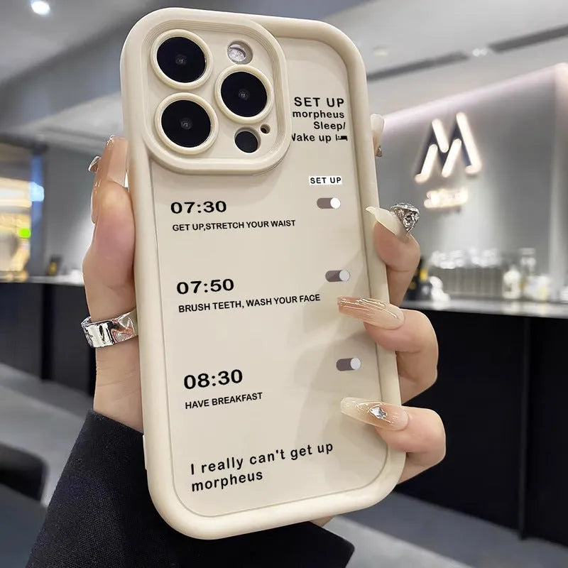Silicone full cover phone case for Apple iPhone 11 13 14 15 16 in black white milk coffee and book pattern