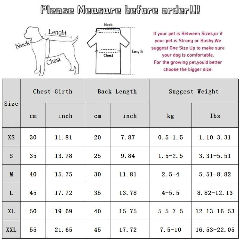 Plush warm dog coat jacket for small breeds, fleece material, Santa Claus design, sizes S and XS