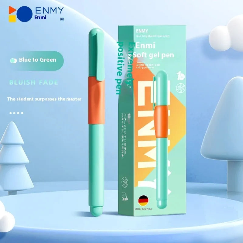 Boxed student posture correction pen in blue, green渐变, purple, and orange colour options