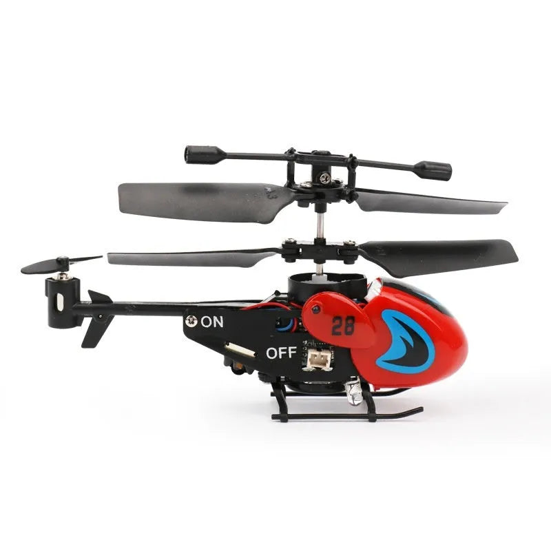 Mini helicopter 35 channel crash-resistant remote control pocket fingertip flyer plastic toy plane under 30cm