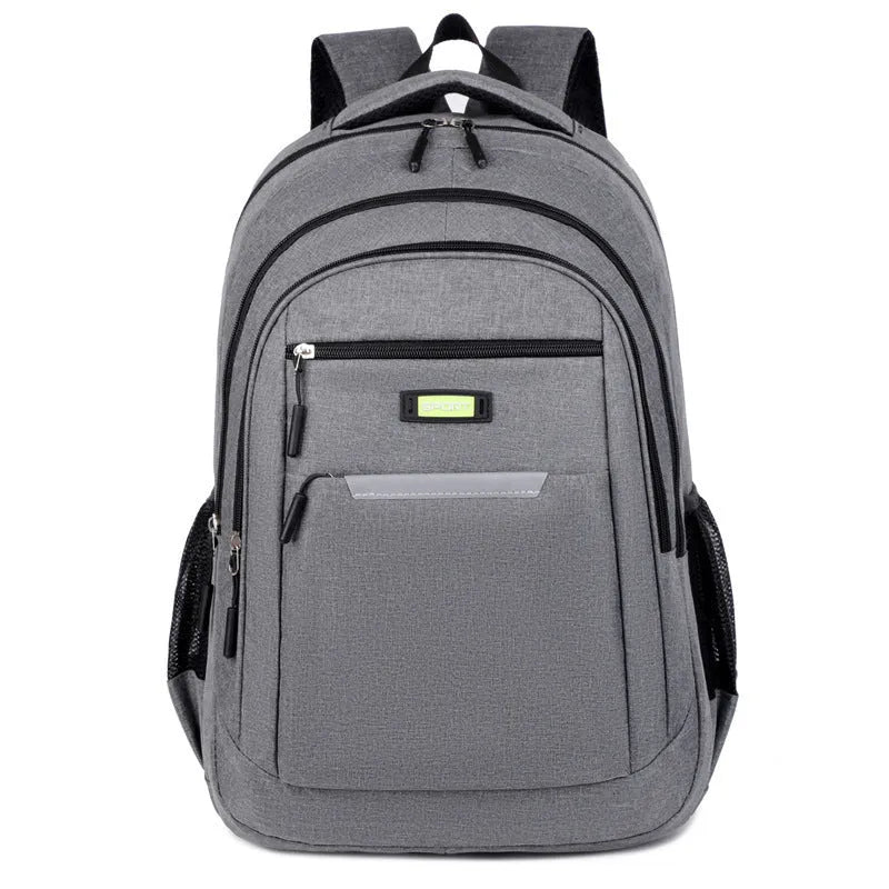 Men's casual backpack in Oxford cloth available in grey, black, green and blue colours