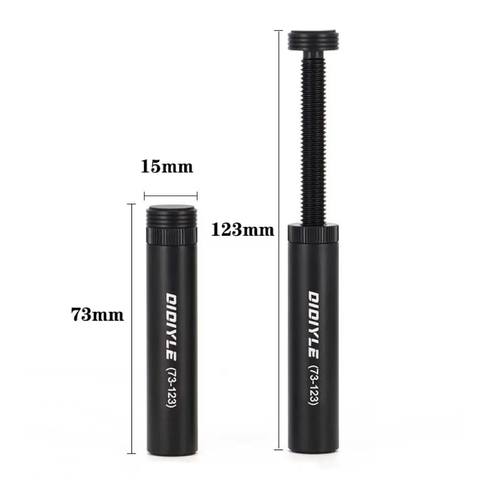 Spiral aluminium alloy computer graphics card bracket with magnetic suction jack in black finish, 31-55mm width variant