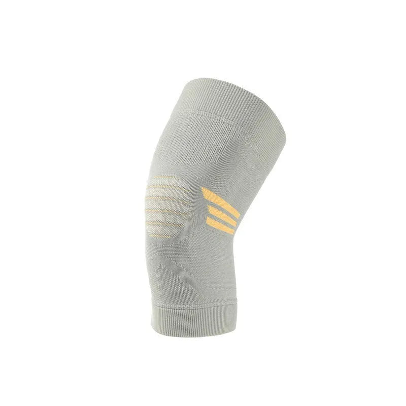 A pair of polyester sports knee pads shown in a colour option, sized for adult use.