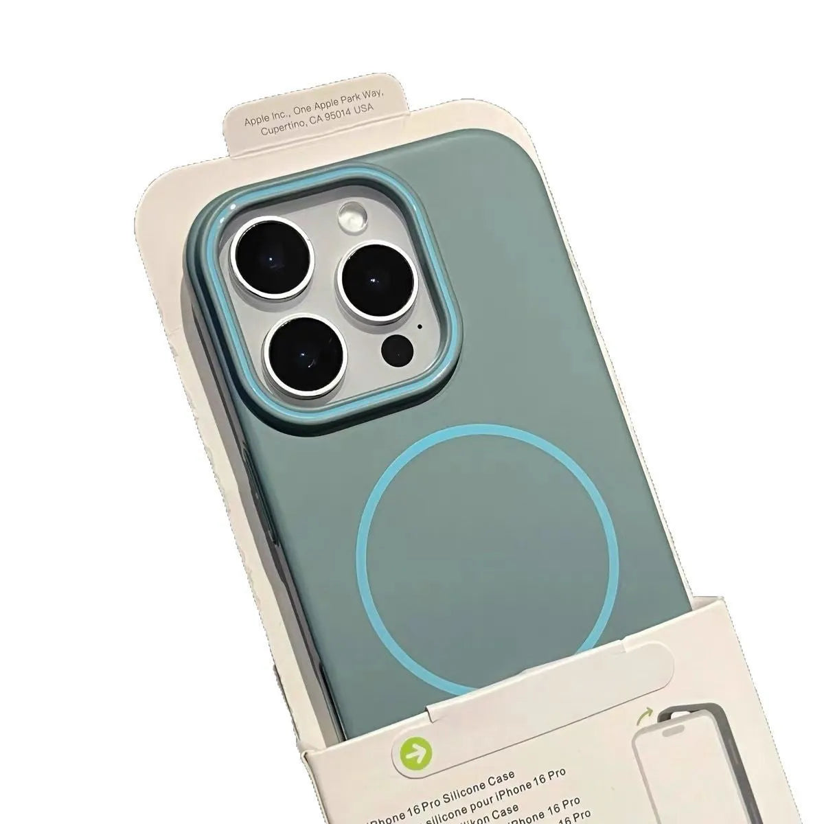 Fine Circle Magnetic Frosted Hard Shell Phone Case for iPhone, PC material, shockproof, anti-fingerprint, multiple colours