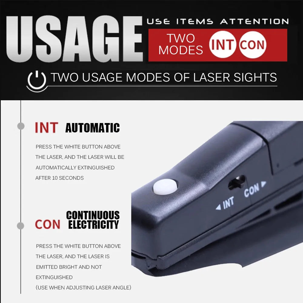 Black golf laser aiming instrument for putting alignment training
