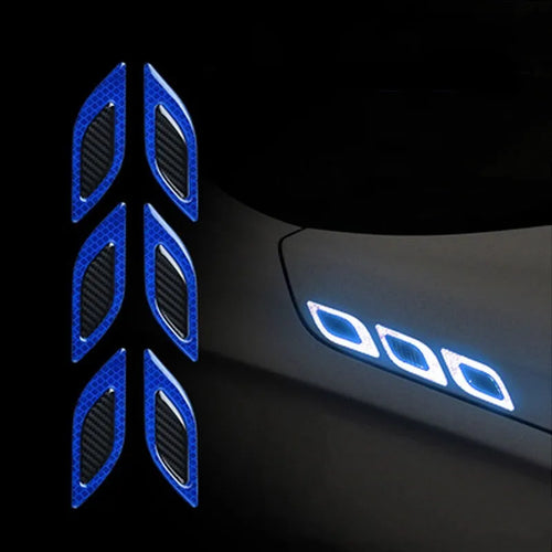Blue resin car bumper protection strip showing 17mm width and flexible construction