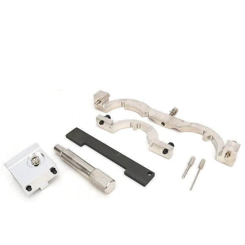 Red chrome-vanadium steel timing tool set for 1.4T Opel, Vauxhall, and Chevrolet LUJ engines.