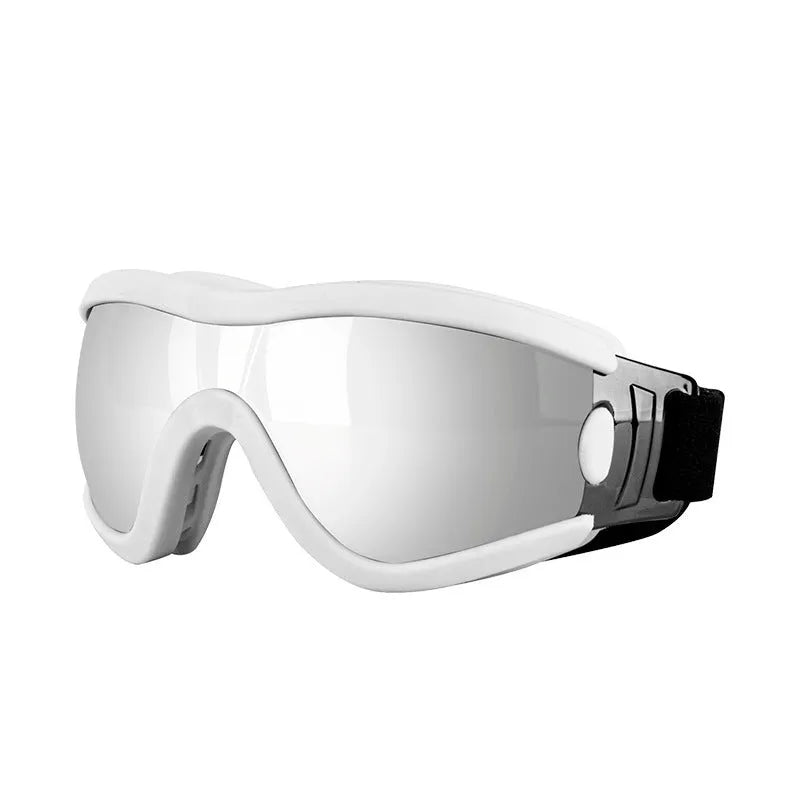 Pet dog sunglasses with PC frame in multiple colours and lens options for UV protection