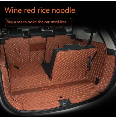 Mitsubishi Outlander boot liner mat with 3D raised edging in TPE XPE non-slip material