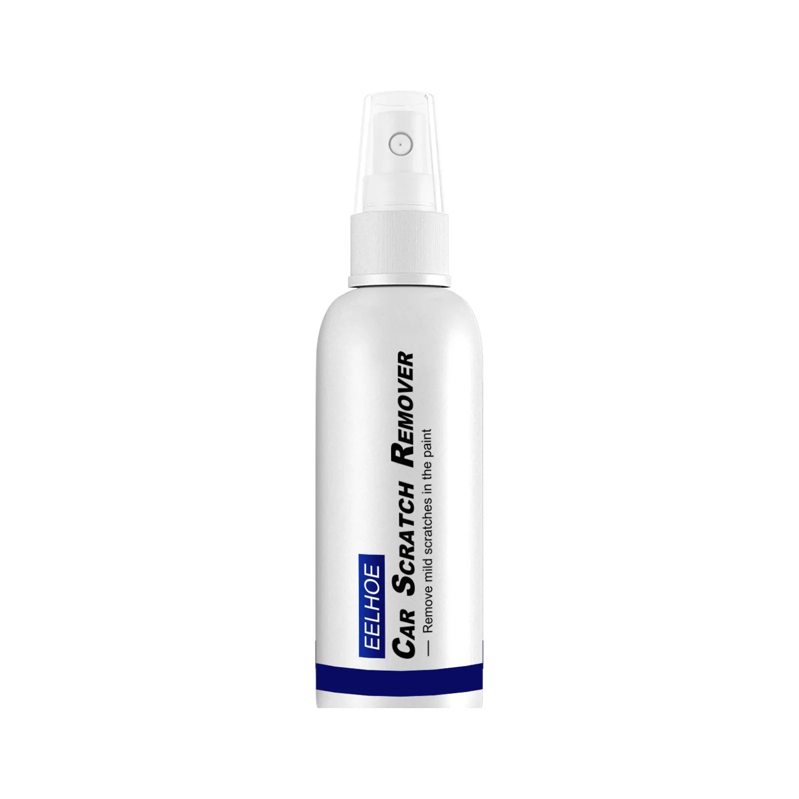 Canister of car scratch repair spray for paint surface removal and sealing.