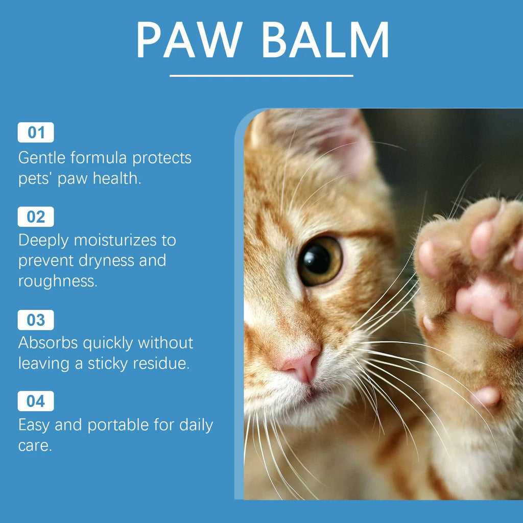 30g pet foot care cream tube for dog and cat paw pad moisturising with glycerin vitamin E and olive oil