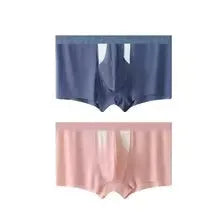 Ice silk sports underwear shorts with double-layer design for dry wet separation in various colours