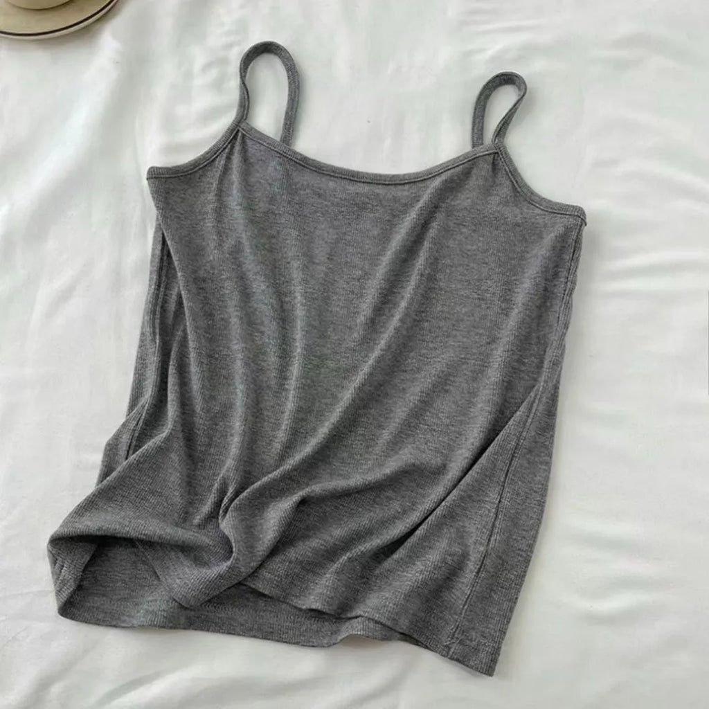 Grey Korean style three-piece women's sports suit set with long-sleeve princess top, shorts, and vest, sizes L to 4XL.