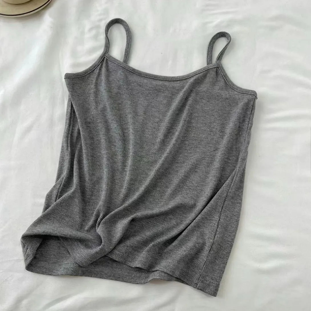 Grey Korean style three-piece women's sports suit set with long-sleeve princess top, shorts, and vest, sizes L to 4XL.