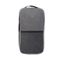 Gray or black racket bag 45x25x5cm with cationic fabric holds two bats and four balls